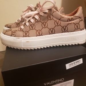 Valentino high platform sneakers gently worn